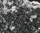 Prehnite On Quartz Crystals With Babingtonite #33450-5